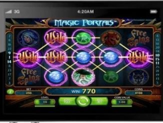 interface de jeu magic portals sur smartphone